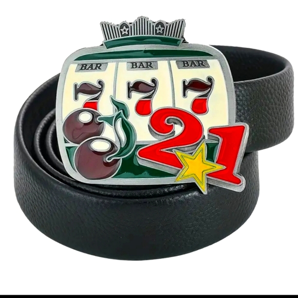 New Las Vegas belt buckle 3.23x3.54 - Picture 3 of 4